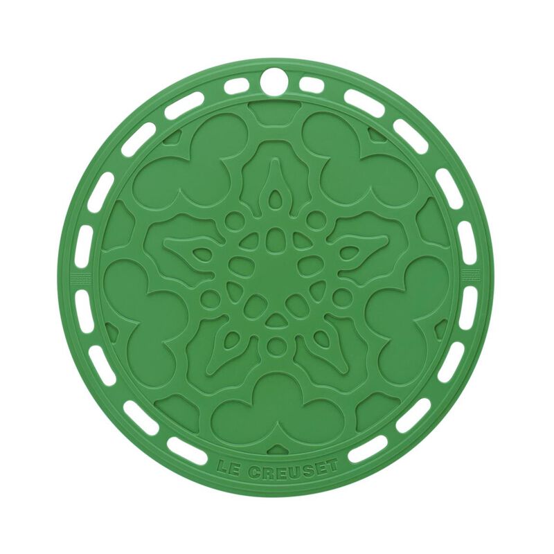 Le Creuset Heritage French Silicone Trivet 20cm - Bamboo Green image number 0